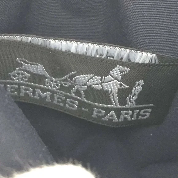 AUTH Hermès Wallet • Authentic Fourre Tout Purse PM in Navy Blue Canvas Denim